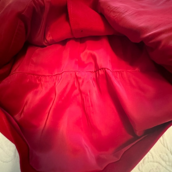 Talbots Red Velveteen blazer. Size 14 - Picture 7 of 7